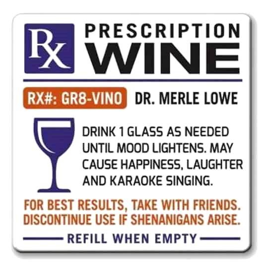 red wine prescription