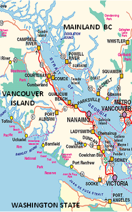 East Coast of Vancouver Island